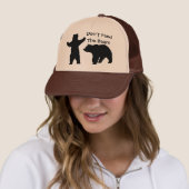 Casquette N'alimentez pas les ours (En situation)