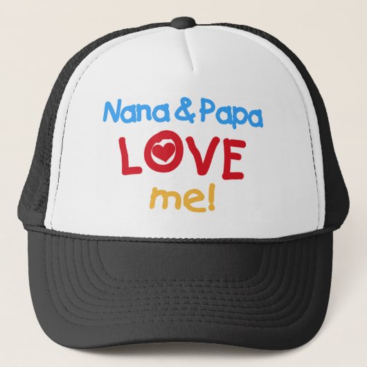 Casquette Nana et le papa m'aiment (Devant)