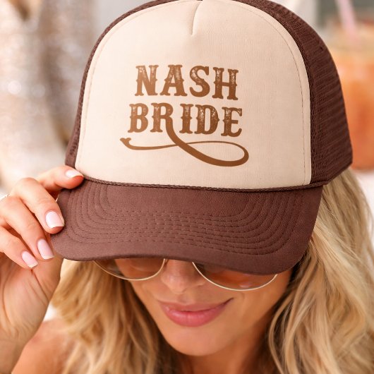 Casquette Nash Bride Trucker Hat | Nashville Bachelorette