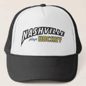 Casquette Nashville joue Hockey Black Trim Trucker Hat (Devant)