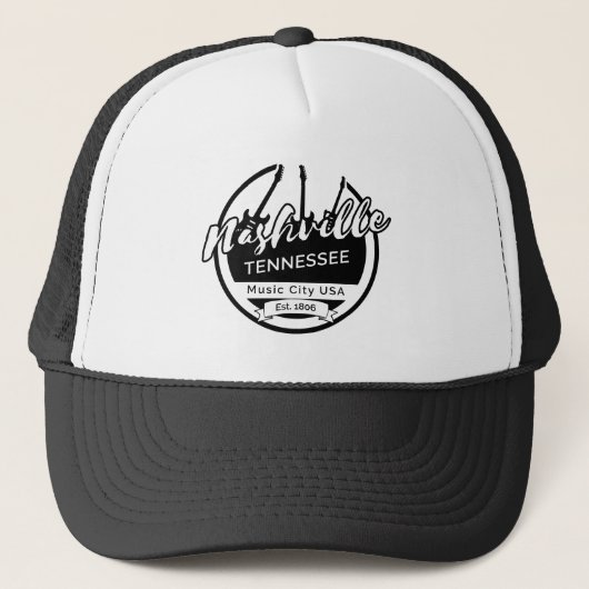 Casquette Nashville Tennessee Music City Backpack (Devant)