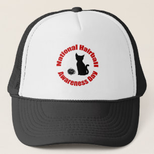 Casquette National Hairball Awareness Day Trucker Hat
