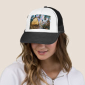 Casquette nature abstraite eau calme (En situation)