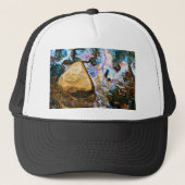 Casquette nature abstraite eau calme (Devant)
