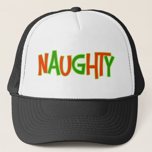 Casquette Naughty Funny Noël (Devant)