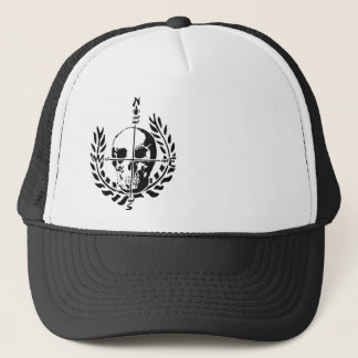 Casquette nautique de camionneur de logo de crâne