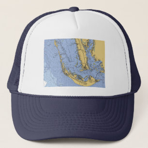 Casquette nautique de diagramme de la Floride