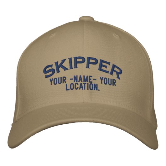 Casquette nautique personnalisé de style de (Devant)