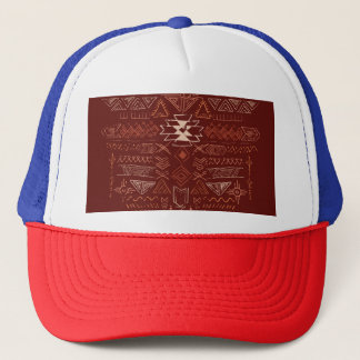 Casquette Navajo Aztec : Ethnic Doodle Motif.