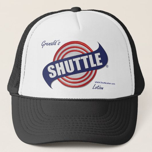 Casquette navette colorée, WWW.ShuttleLotion.com (Devant)