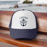 Casquette Navire d'Ancre nautique de la Marine Blue Captain<br><div class="desc">Le Bateau de la Marine Bleu Capitaine Bateau Ancre nautique Trucker Hat est un accessoire élégant et fonctionnel. D'une couleur bleu marine classique, ce casquette est décoré d'un design d'ancre et de navire détaillé, parfait pour les amateurs de mer. Le dos en maille assure la respirabilité, tandis que le snapshot...</div>