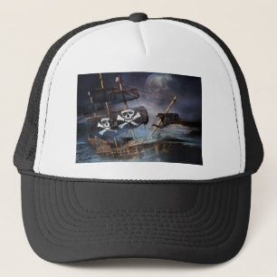 CASQUETTE NAVIRE PIRATE GHOST