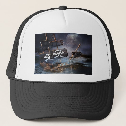 CASQUETTE NAVIRE PIRATE GHOST (Devant)