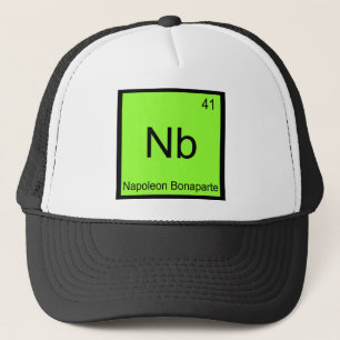 Casquette Nb - Napoléon Bonaparte Élement de Chimie Drôle T