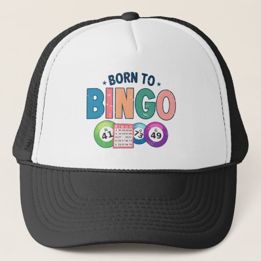 Casquette Né Au Bingo (Devant)