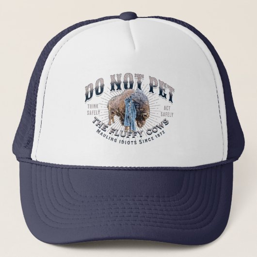 Casquette Ne Caressez Pas Les Vaches Douces (Devant)