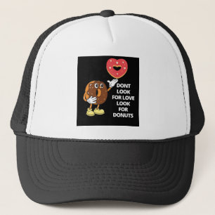 Casquette Ne cherchez pas l'amour pour les beignets