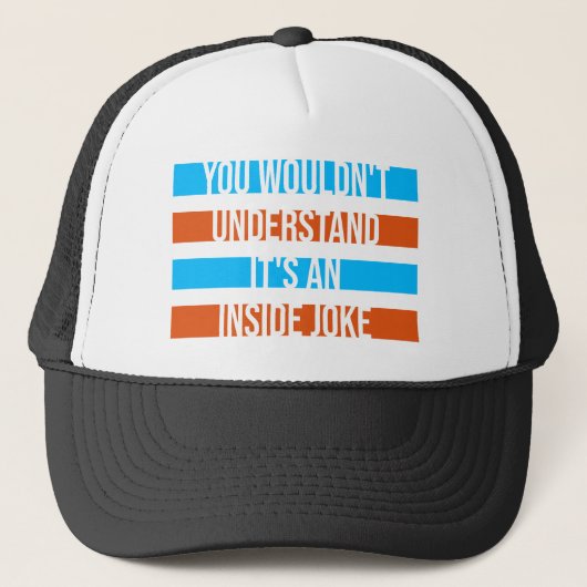Casquette Ne comprendrait pas que c'est une blague interne d (Devant)