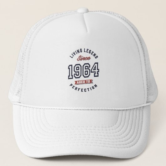 Casquette Né en 1964 Anniversaire (Devant)