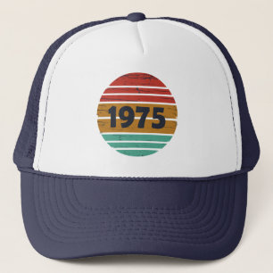 Casquette Né en 1975 cadeau vintage 50e anniversaire
