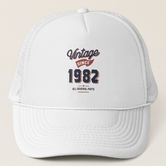 Casquette Né en 1982 Anniversaire (Devant)