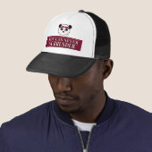 Casquette Ne jamais abandonner Leon l'ours Panda (En situation)