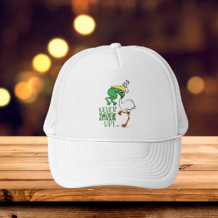 Casquette Ne jamais renoncer à la grenouille Choquant l'oise