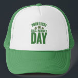 Casquette Né Lucky sur St Patrick's Day Irlandais Anniversai<br><div class="desc">Né Lucky sur St Patrick's Day Irlandais Anniversaire</div>