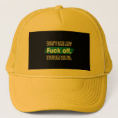 Casquette Ne m'aime pas F*ck Off Problem solved Funny Sassy (Devant)