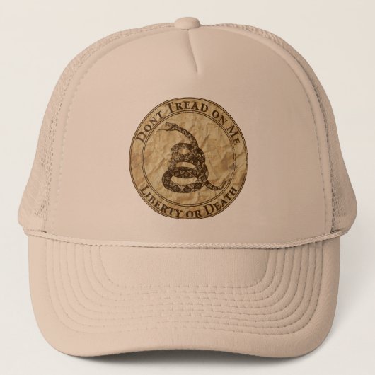 Casquette Ne marchez pas sur moi (Devant)