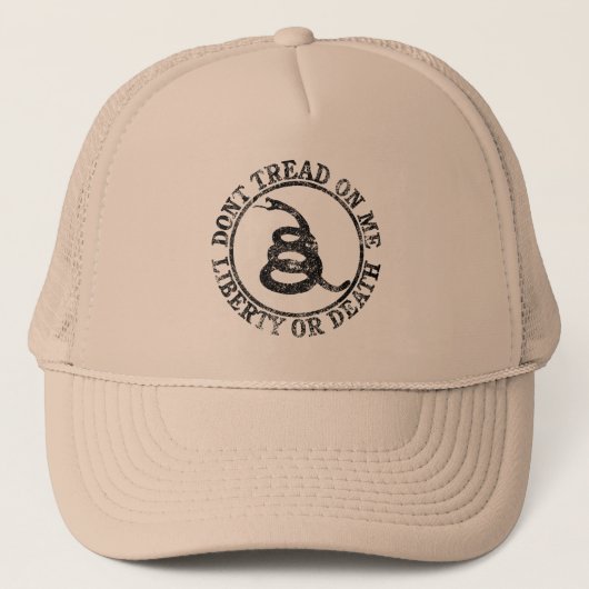 Casquette Ne marchez pas sur moi (Devant)