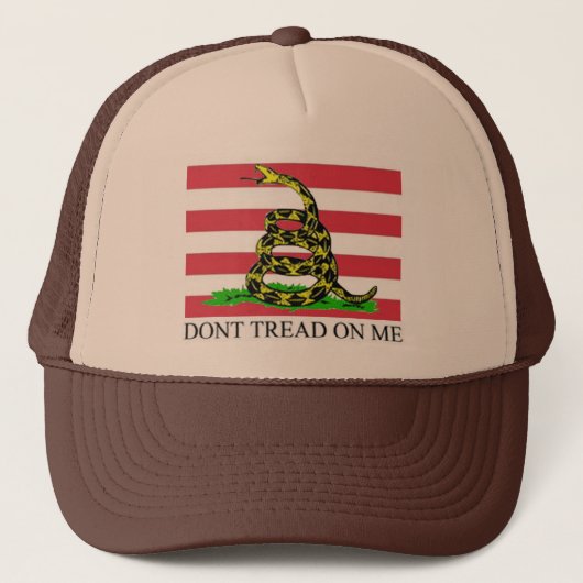 Casquette Ne marchez pas sur moi (Devant)