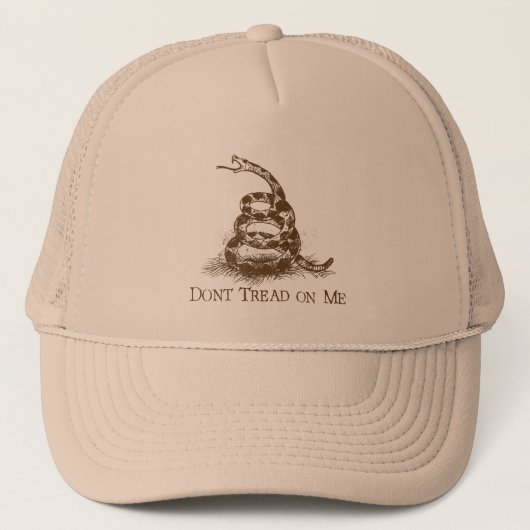 Casquette Ne marchez pas sur moi (Devant)