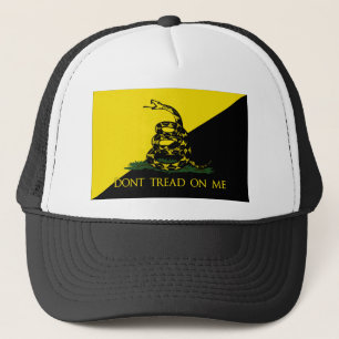 Casquette Ne marchez pas sur moi le drapeau d'anarchiste