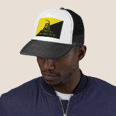 Casquette Ne marchez pas sur moi le drapeau d'anarchiste (En situation)