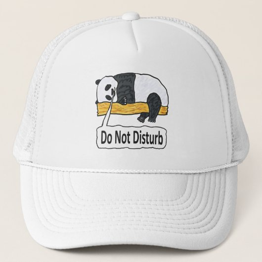 Casquette Ne pas déranger Panda (Devant)