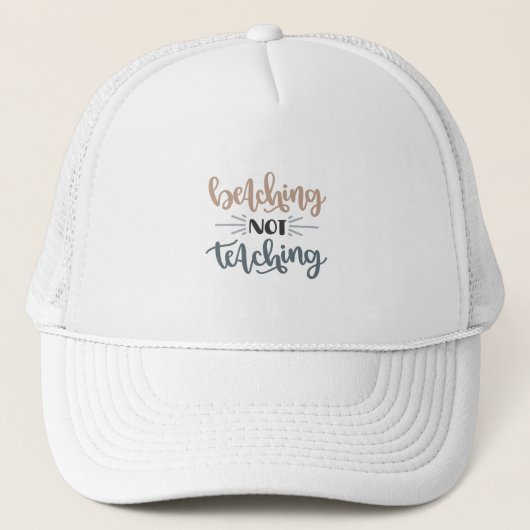 Casquette Ne pas enseigner (Devant)