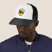 Casquette Ne pas m'appeler Honey Badass Honey Badger Jaune P (En situation)