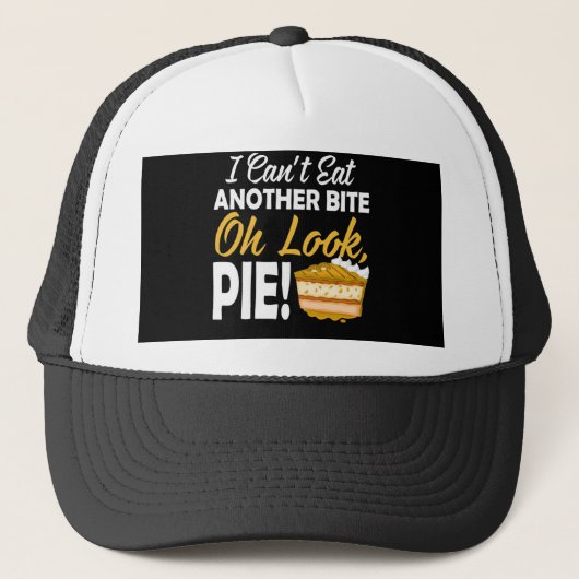 Casquette Ne peut pas manger un autre morceau Oh regardez Pi (Devant)