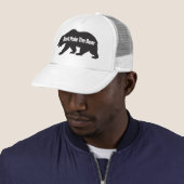 Casquette Ne pique pas l'ours (En situation)