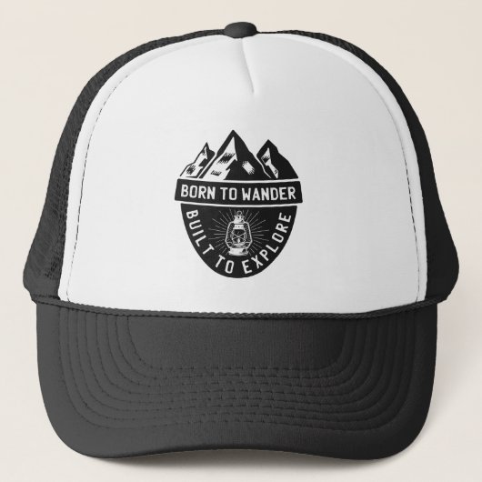 Casquette Né pour errer (Devant)