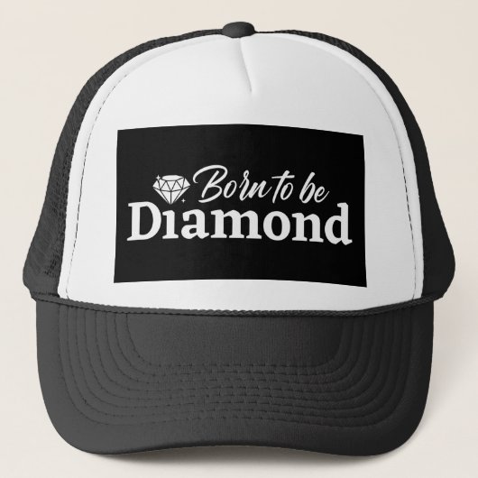 Casquette Né Pour Être Diamond (Devant)