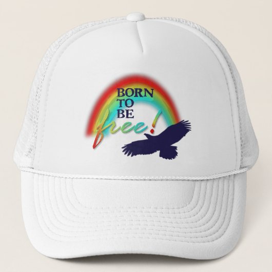 Casquette Né pour être libre (Devant)