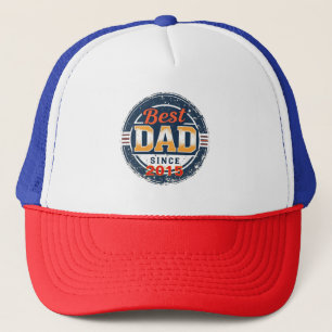 Casquette Né pour être papa - année personnalisée chapeau de