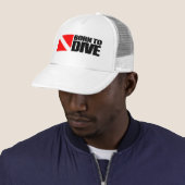 Casquette Né Pour Plonger (En situation)