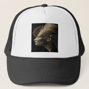 Casquette Néfertiti Ligne d'art moderne silhouette
