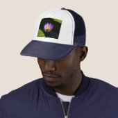 Casquette Nénuphar de Lotus violet (En situation)