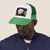 Casquette Nénuphar Pink Lotus (En situation)