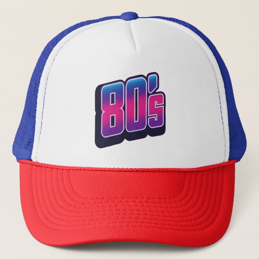 Casquette Neon des années 80 (Devant)