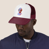 Casquette Neon Marble Mood (En situation)